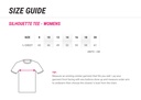 Womens T-Shirt Size Chart