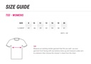 Womens T-Shirt Size Chart